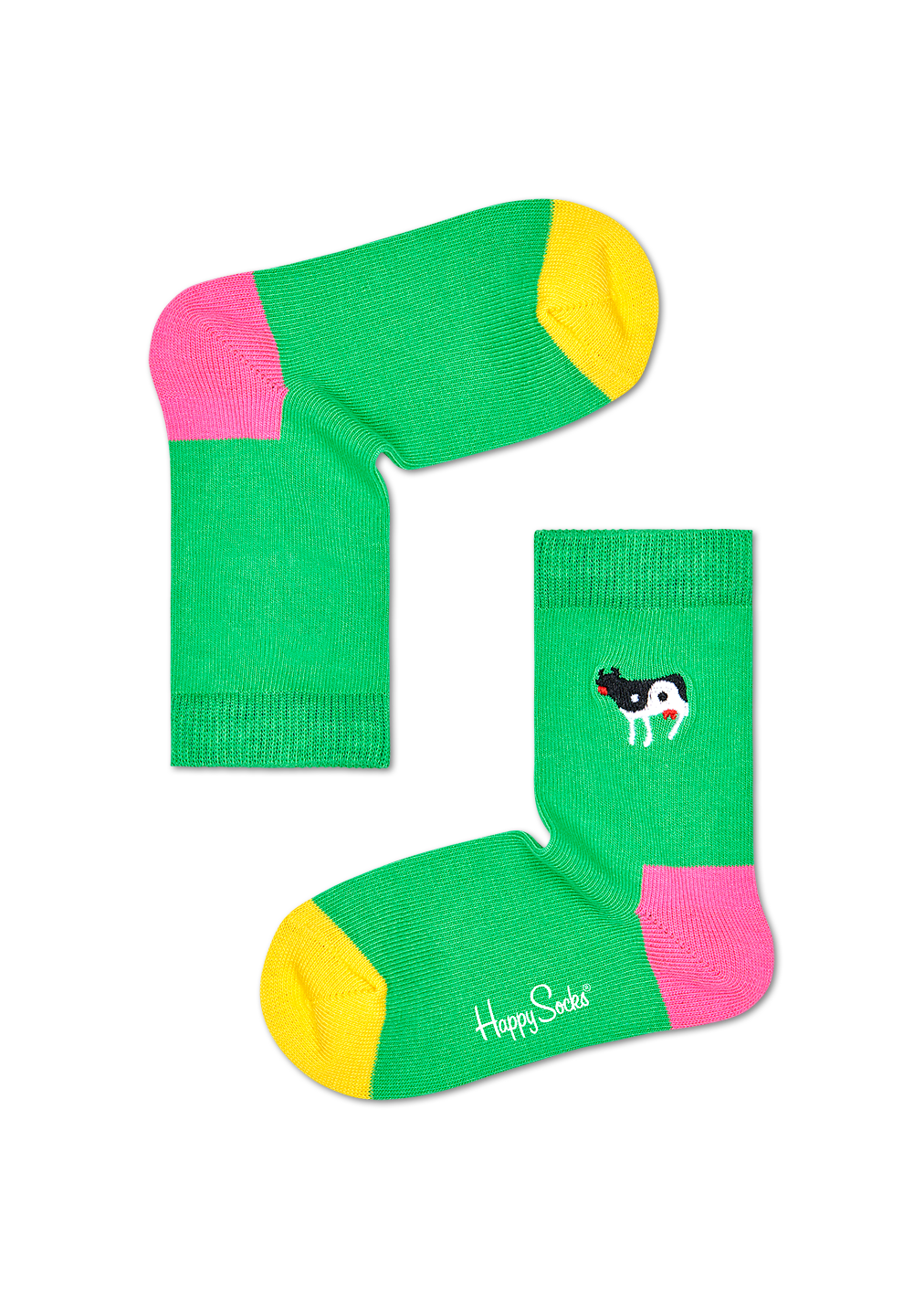 Organic Cotton Sock for Kids: Yin Yang Cow | Happy Socks