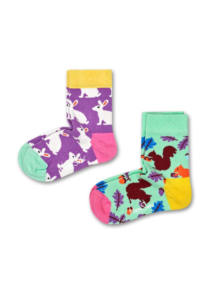 Kids 2-Pack Bunny Socks