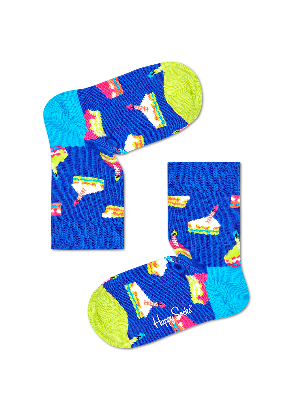 Cake Socks, Blue - Kids| Happy Socks
