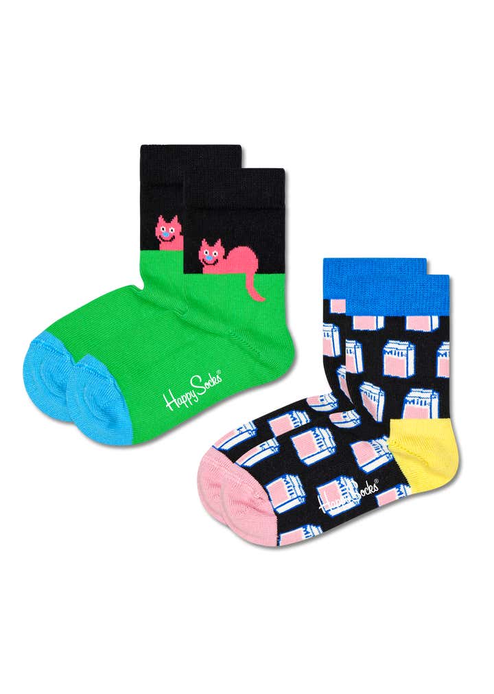 2-Pack Kids Cat Sock 1