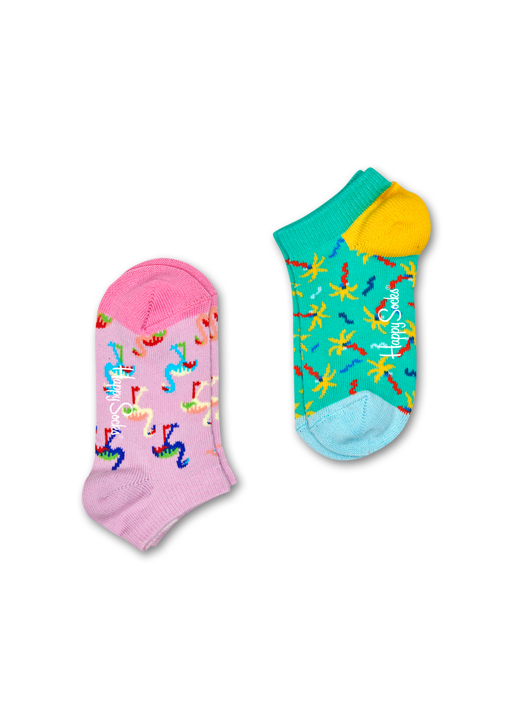 2Pack Kids Confetti Palm Low Socks Happy Socks US