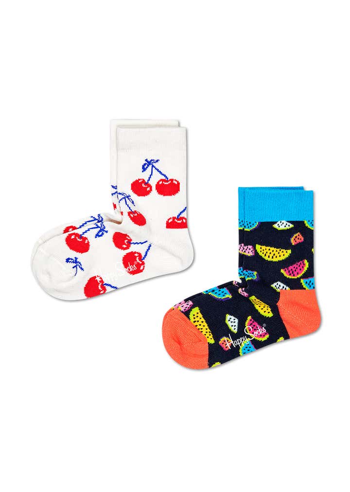 Kids 2-Pack Fruit Socks