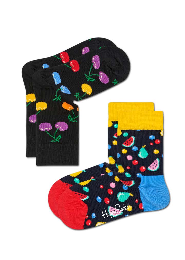 Kids 2-Pack Cherry Socks
