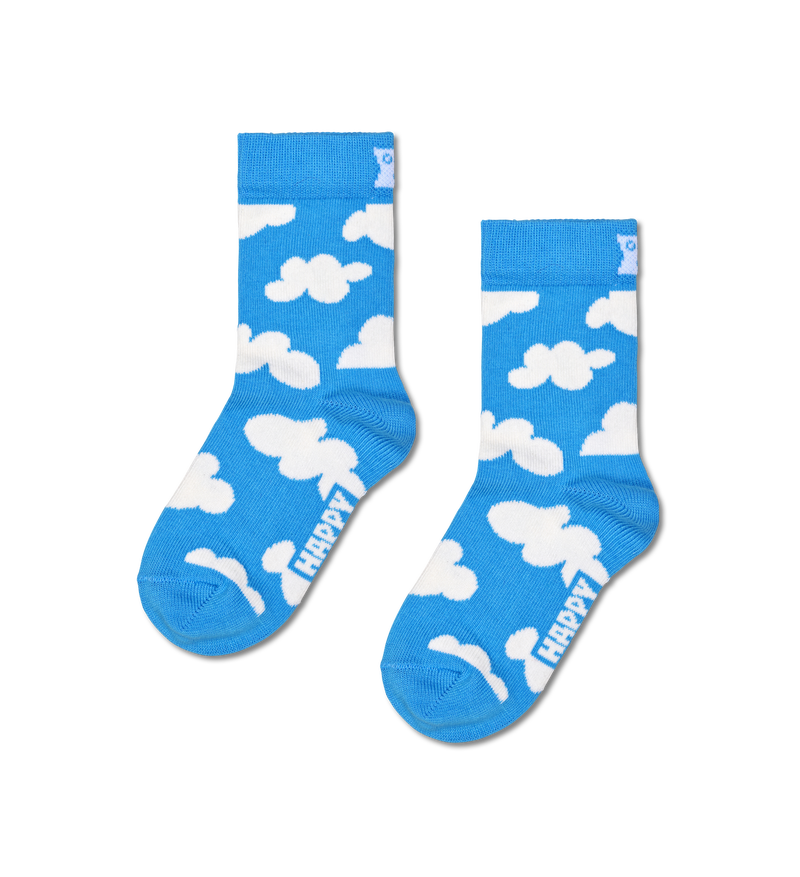 Light Blue Cloud Socks | Silly Kids Socks