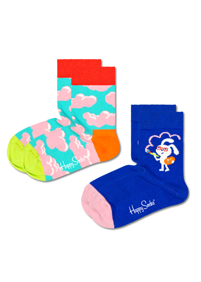 Kids Cloud Socks | Silly Clouds Crew Socks for Kids