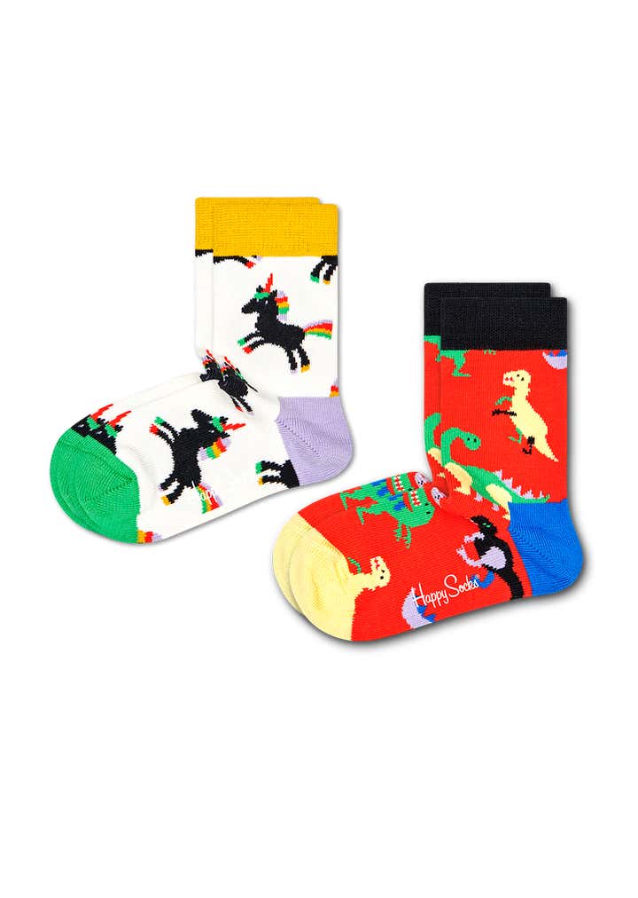 2-Pack Kids Dinosaur Sock