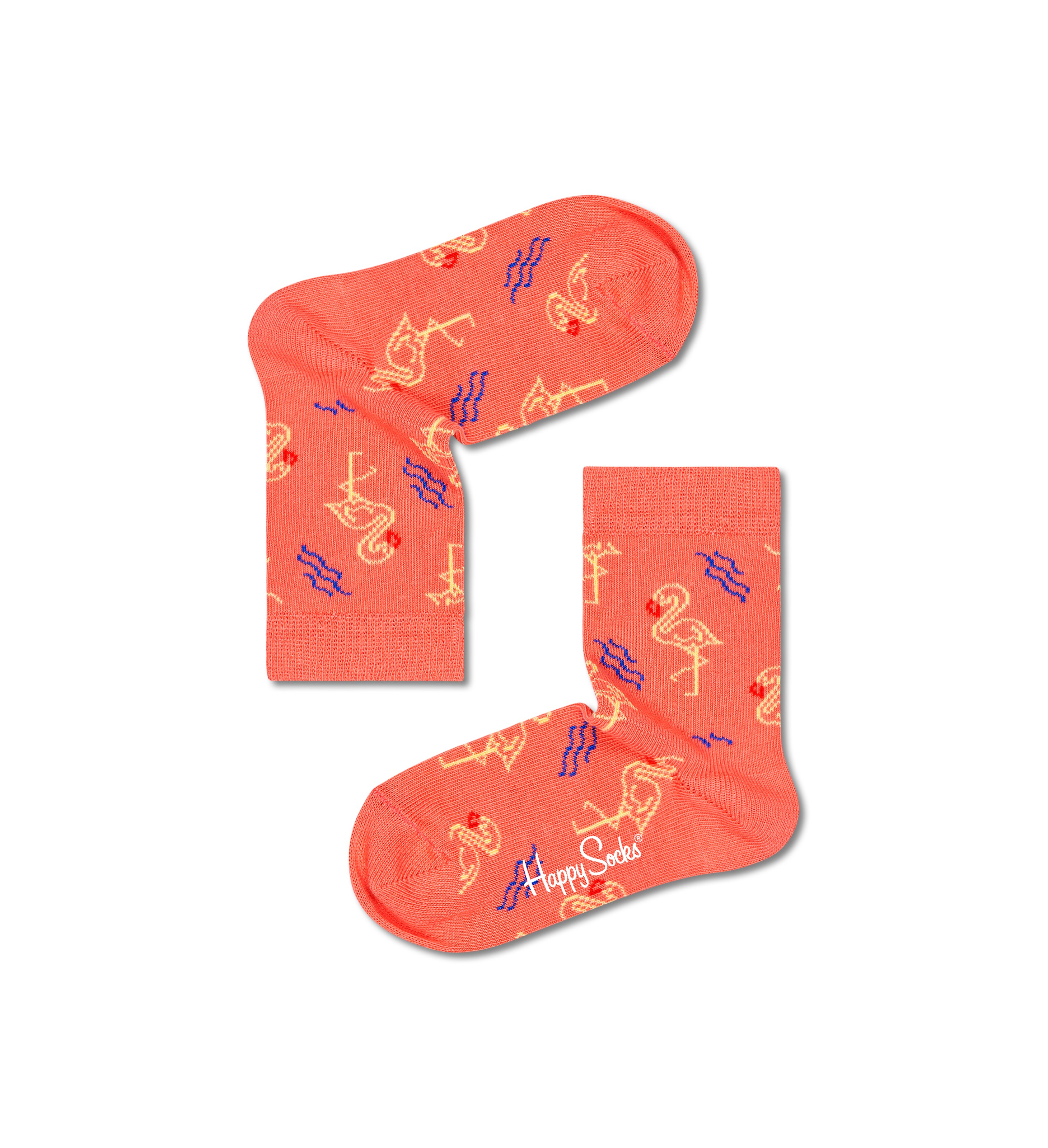 Yellow Flamingo Kids Sock | Happy Socks