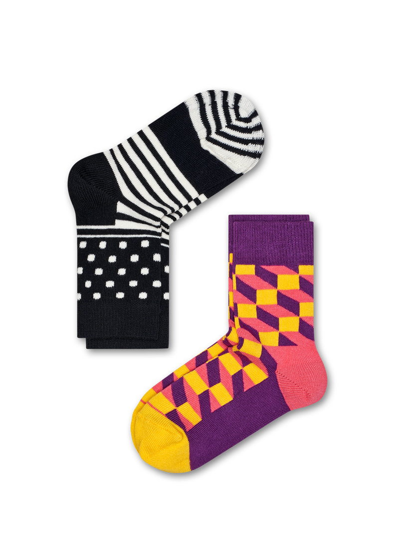 Kids' Crazy Socks 2-Pack | Fun & Colorful Baby Socks