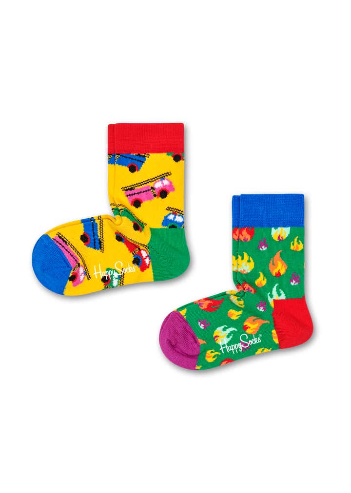 Kids 2-Pack On Fire Socks