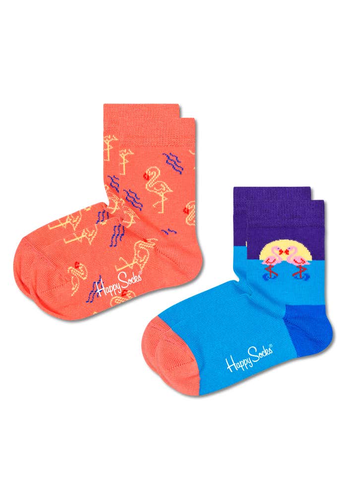 2-Pack Kids Flamingo Socks