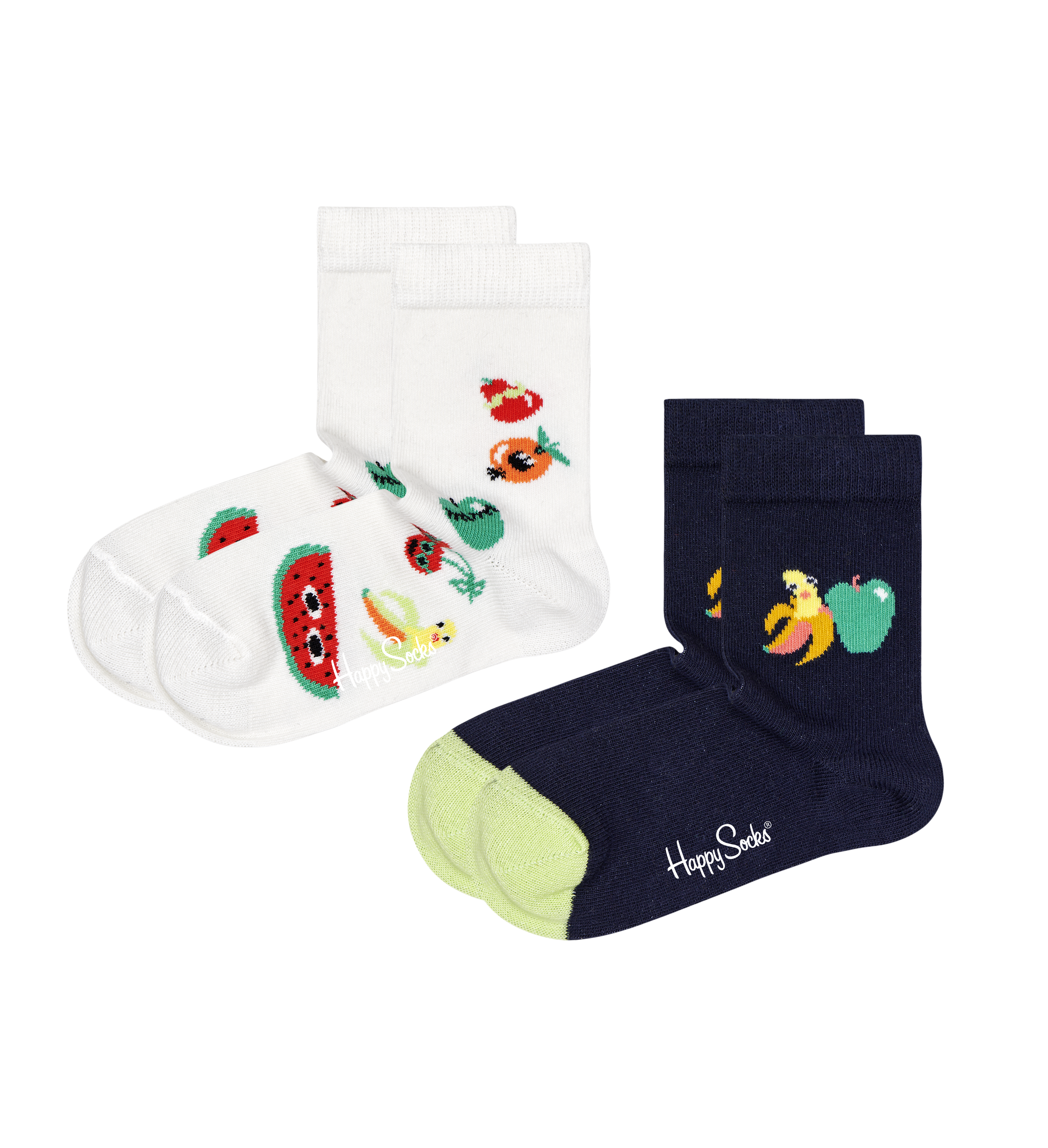 Fruit 2-Pack Kids Socks | Happy Socks