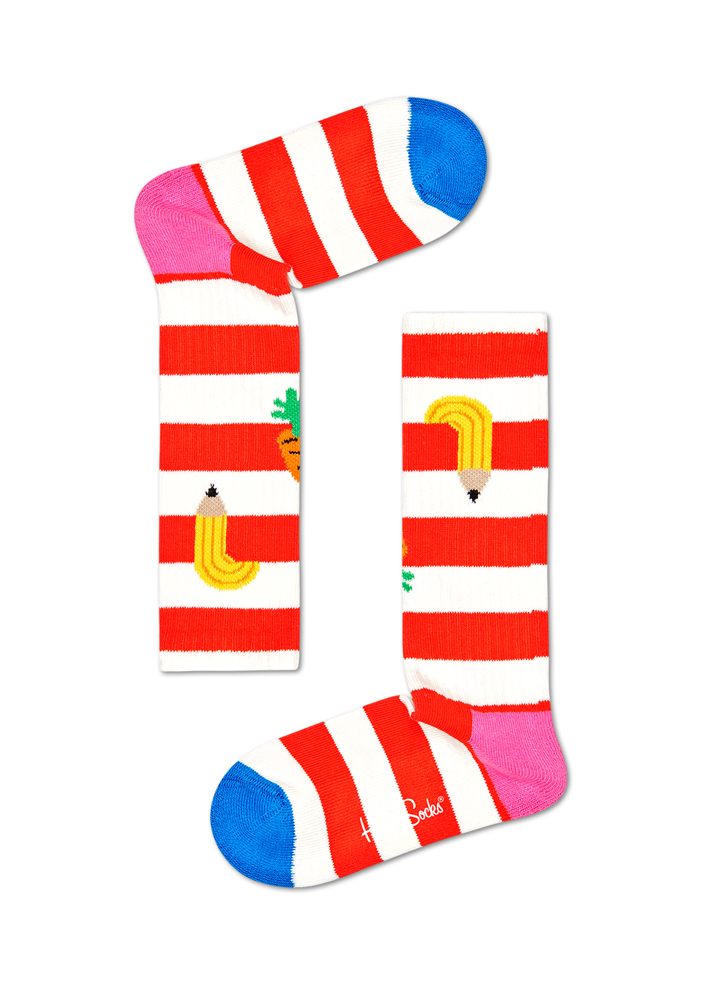 Organic Cotton Sock for Kids: Fruit Striped | Happy Socks