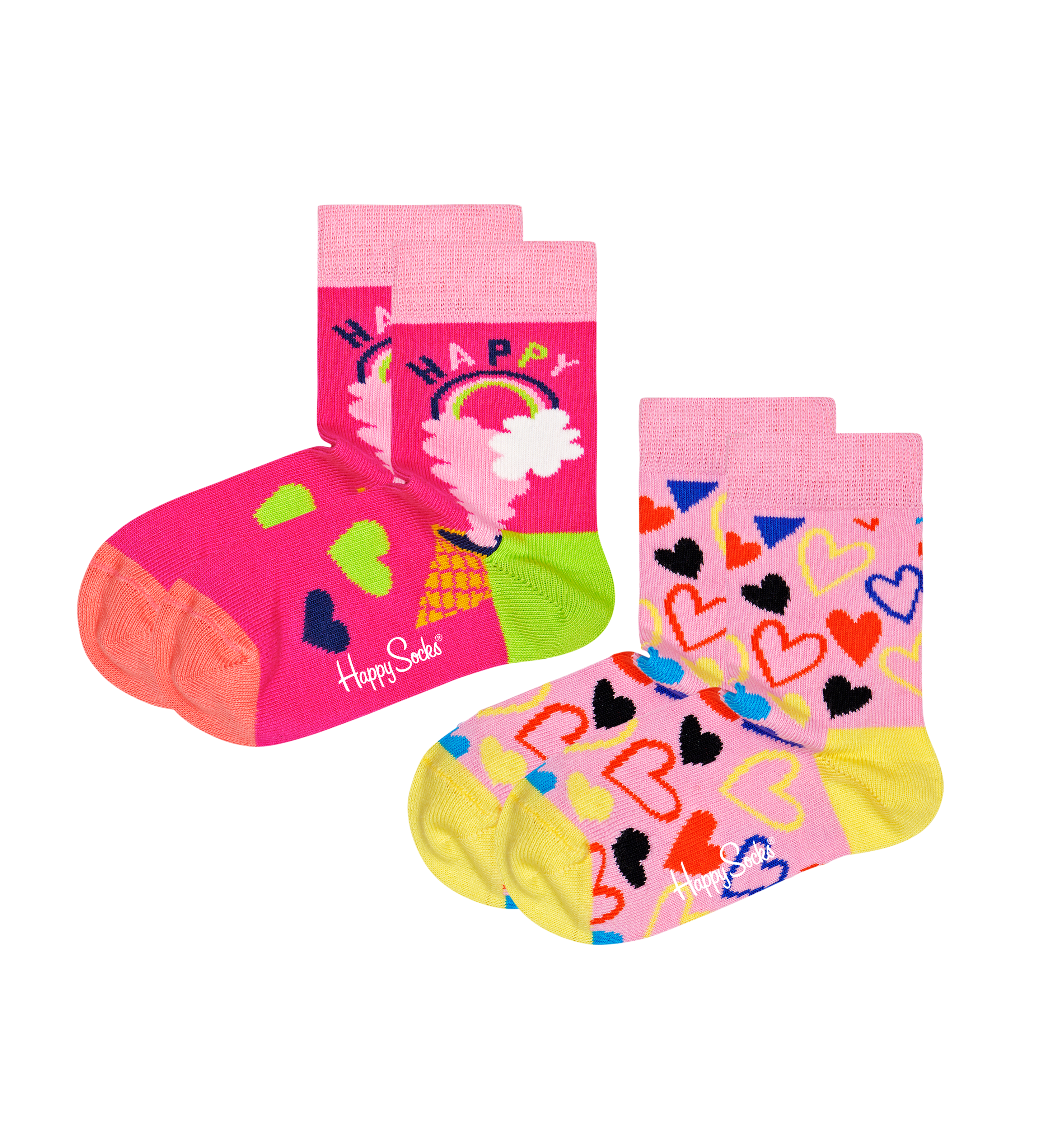 Happy Love Socks Gift Set 2pc | Happy Socks
