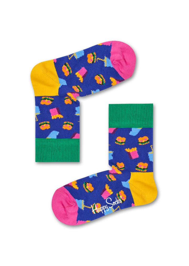 Kids 2-Pack Hamburger Socks 2