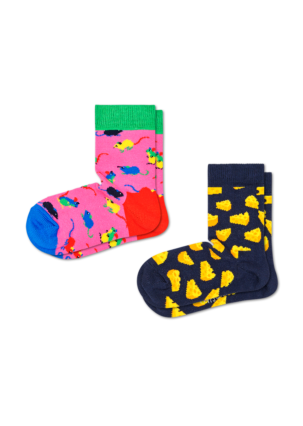 Organic Cotton Sock for Kids 2pc: Mouse | Happy Socks