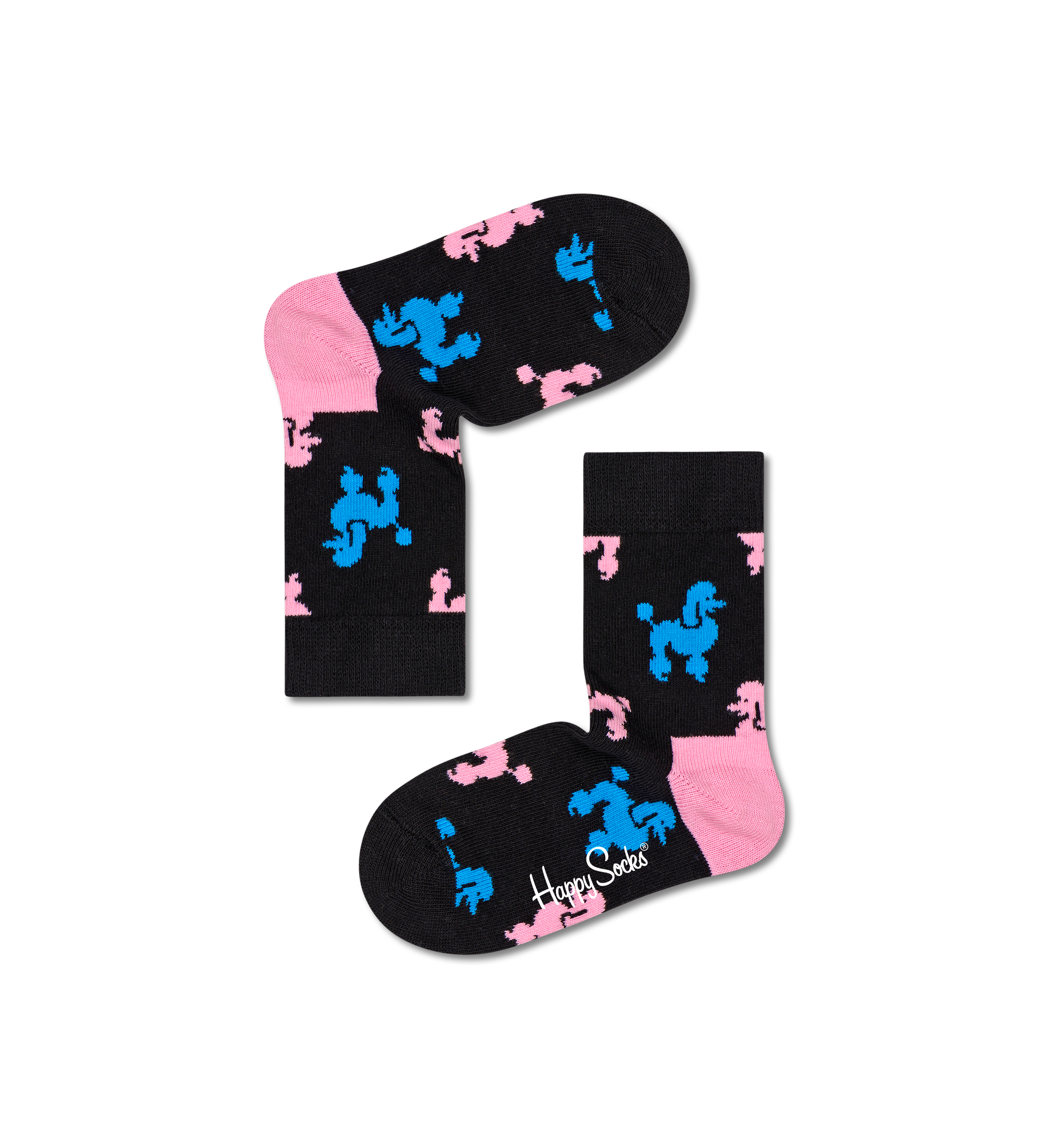 Black Poodle Kids Sock | Happy Socks