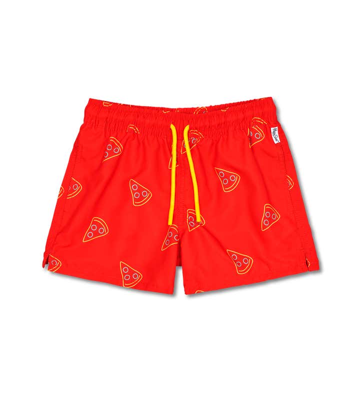 Kids Pizza Slice Swim Shorts