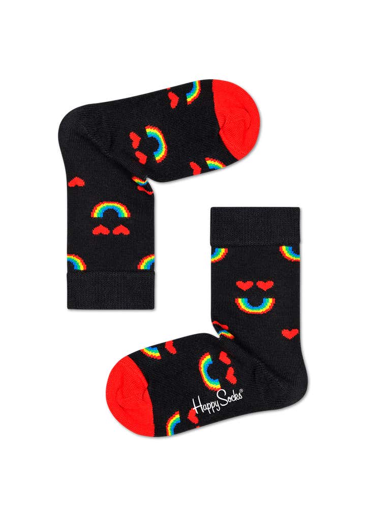 Kids Happy Rainbow Sock