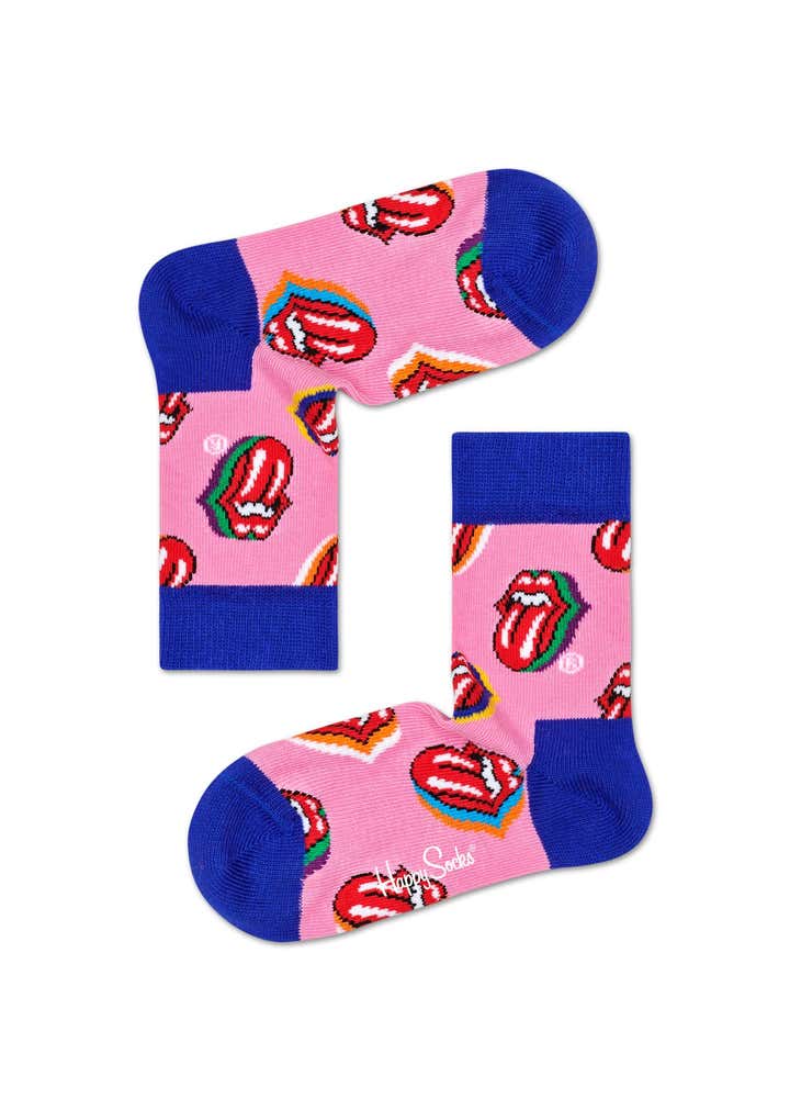Kids Rolling Stones Candy Kiss Sock