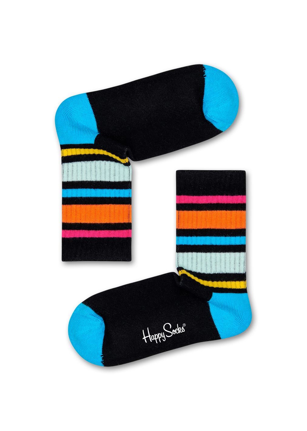 Organic Cotton Sock for Kids: Rainbow Stripe | Happy Socks