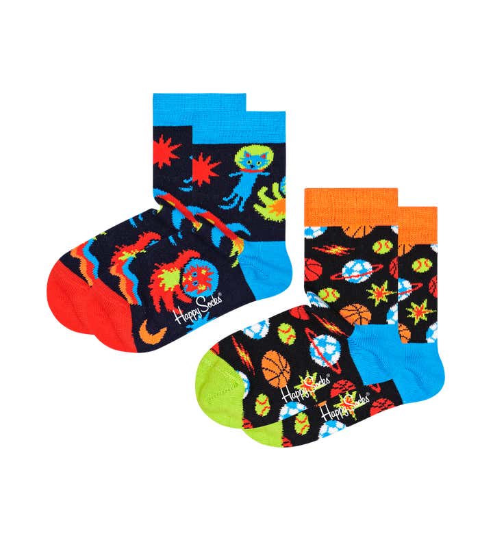 2-Pack Kids Spacetime Socks