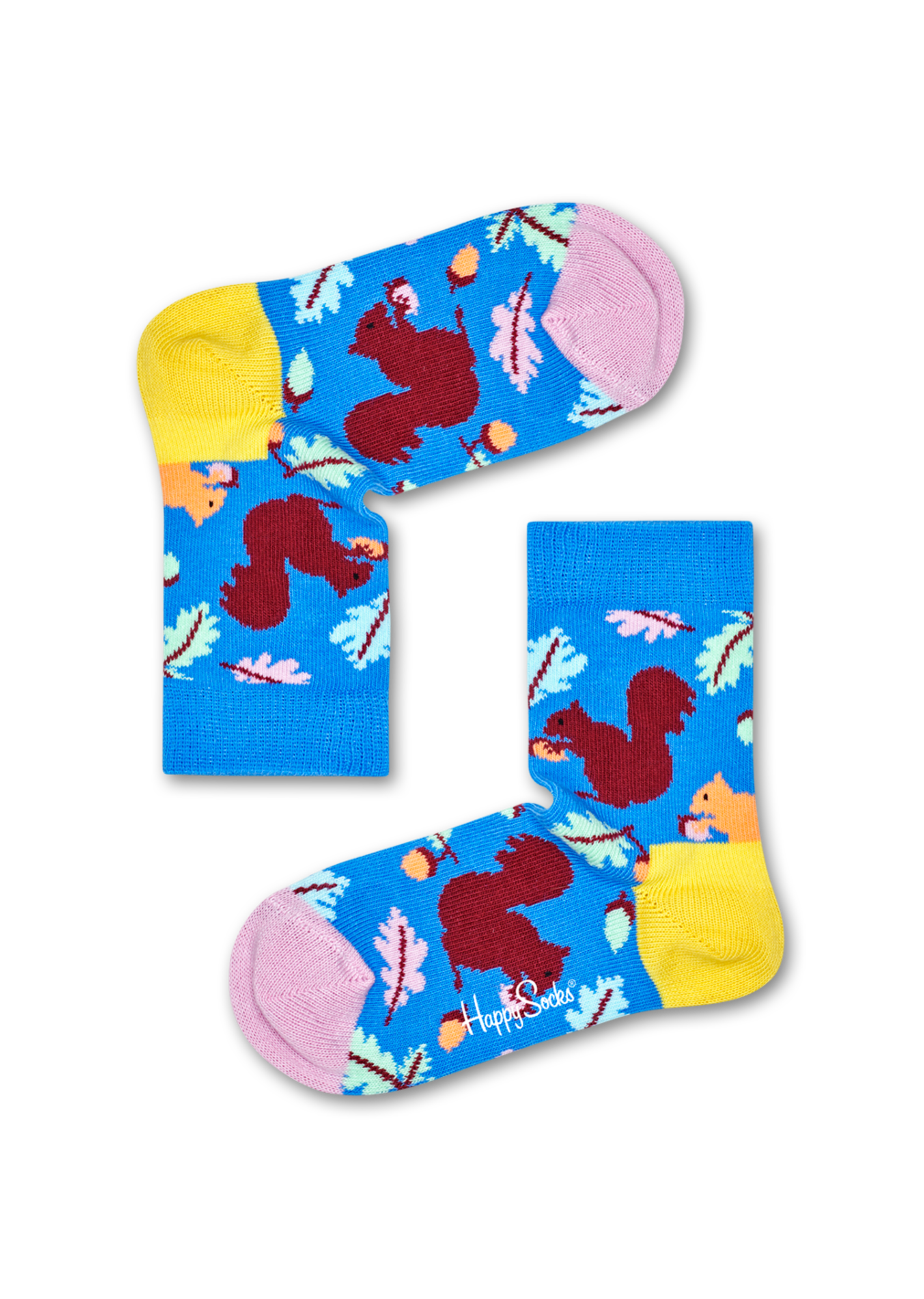 Kids Baby Socks: Squirrel, Blue | Happy Socks