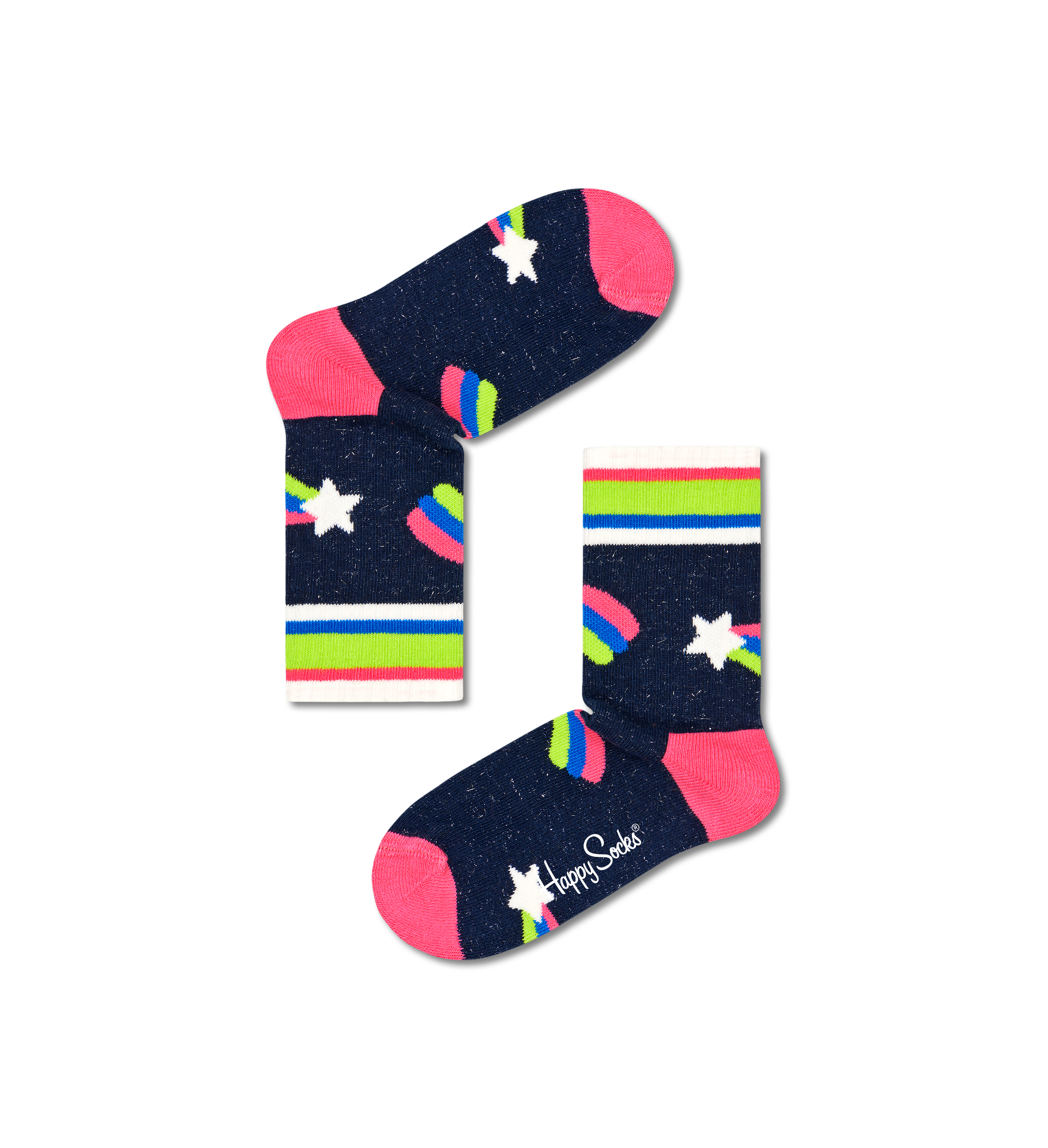 Unisex Kids Happy Socks Ladybug Calcetines Lot de 2 4-6 Ans Rot 