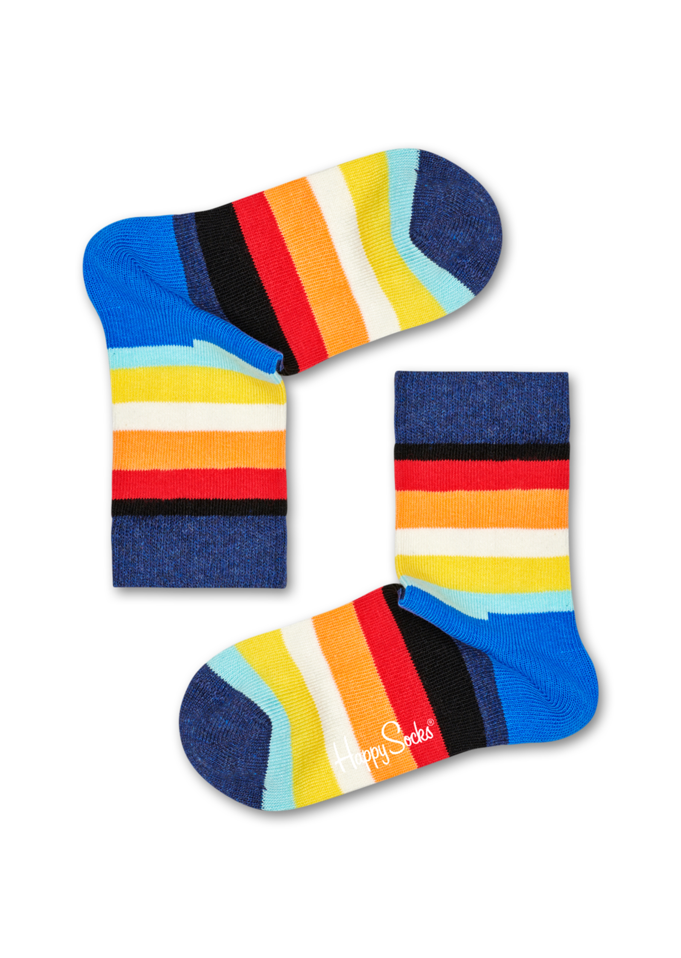 Blue kids baby socks: Stripe | Happy Socks