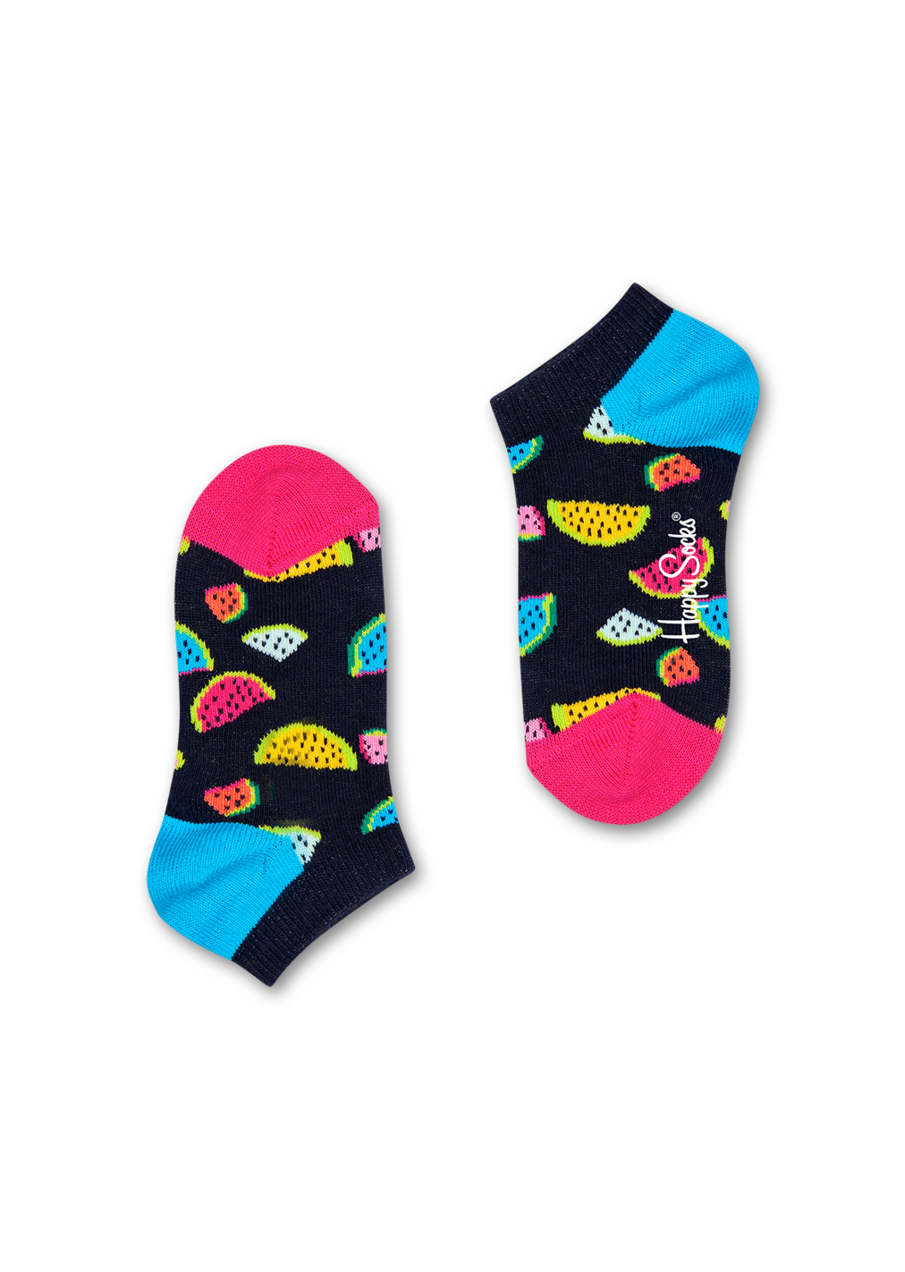 Watermelon Low Socks, Black - Kids | Happy Socks