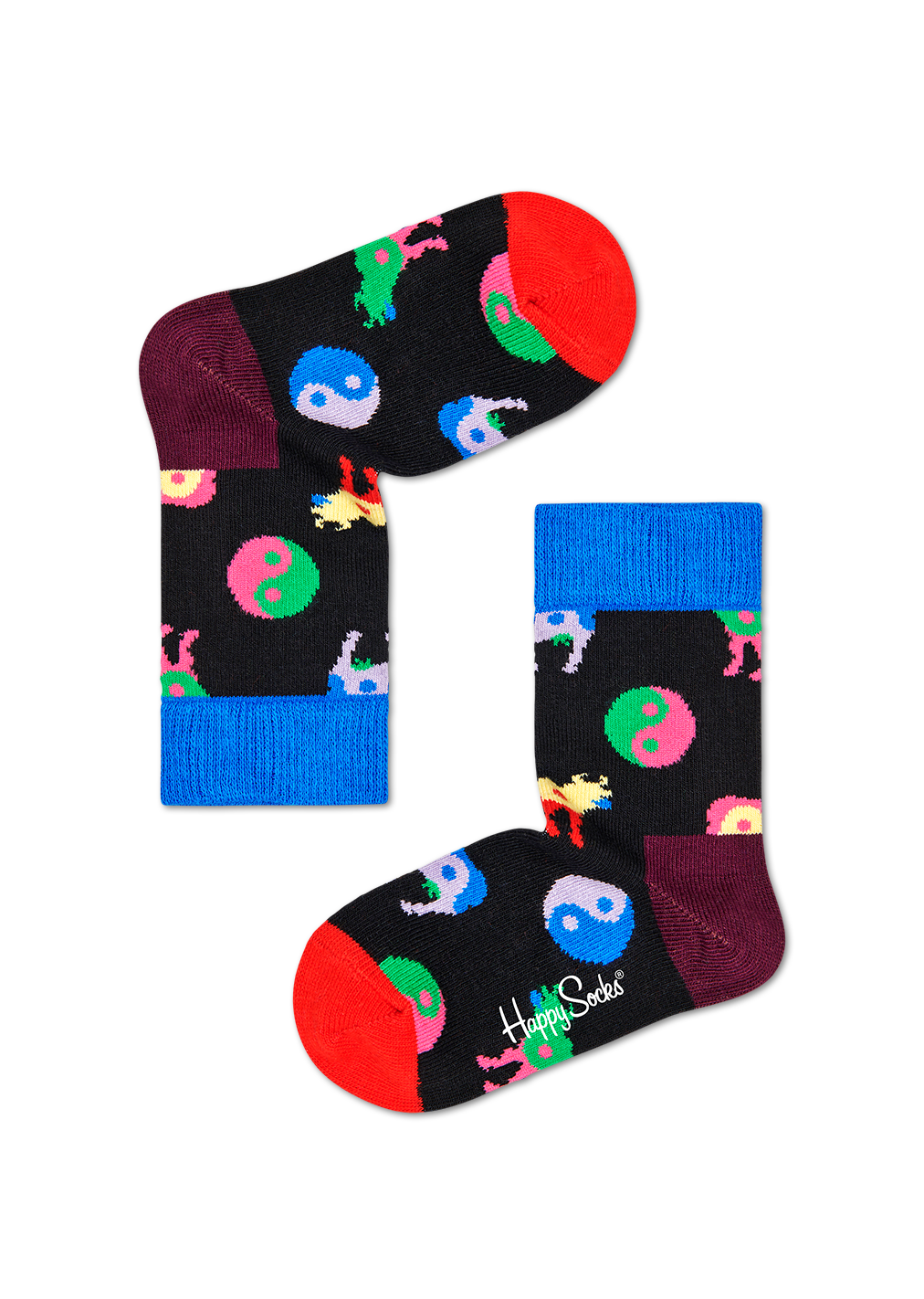 Black Sock: Yin Yang Cow | Happy Socks