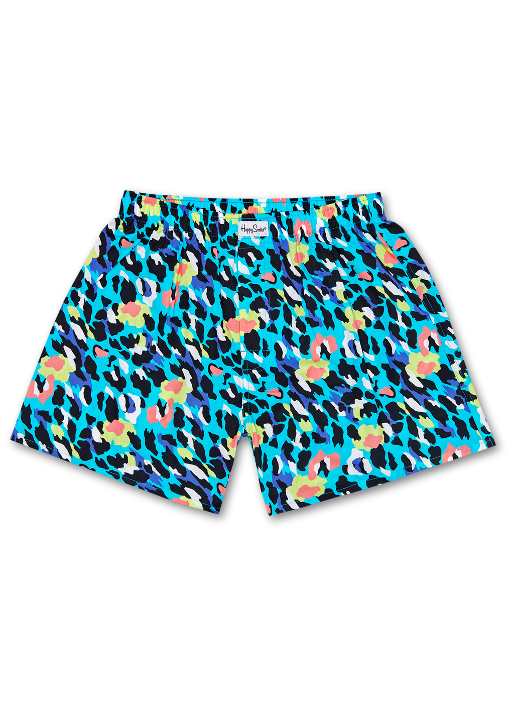 Leopard Boxer, Blue - Men’s Underwear | Happy Socks