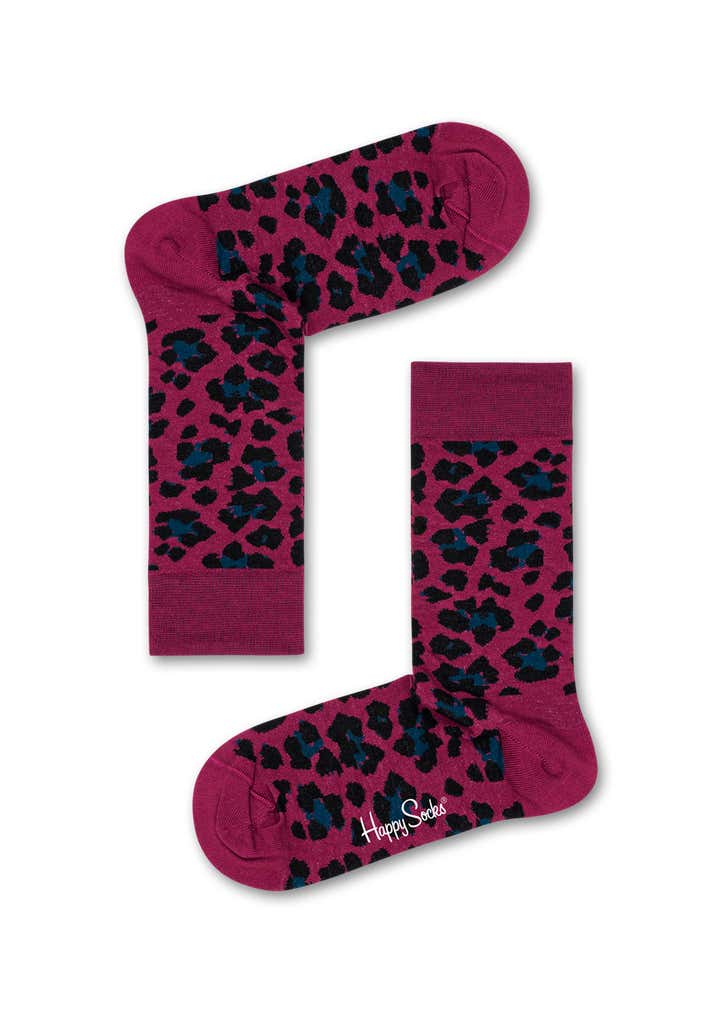 Ladies Leopard Sock