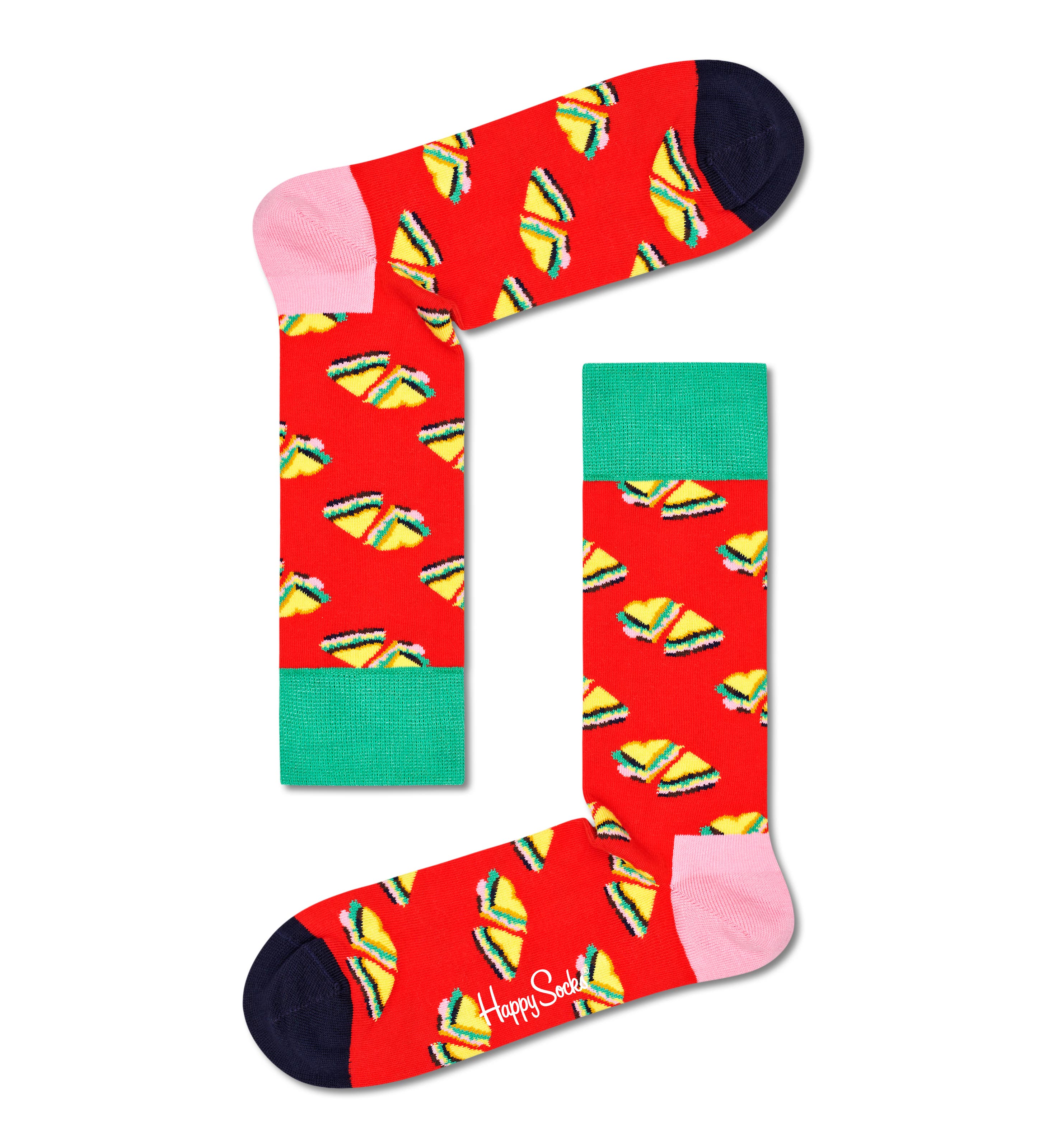 Love Sandwich Sock, Red | Happy Socks