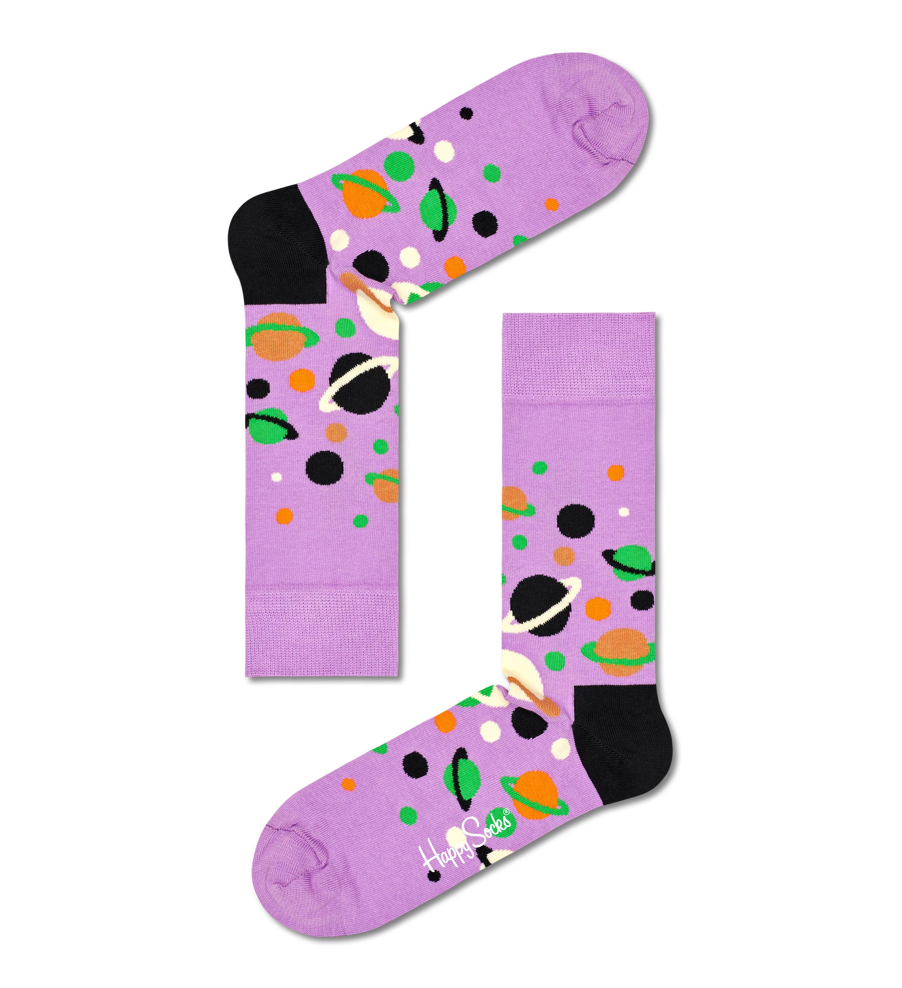 Purple The Milky Way Crew Sock | Happy Socks