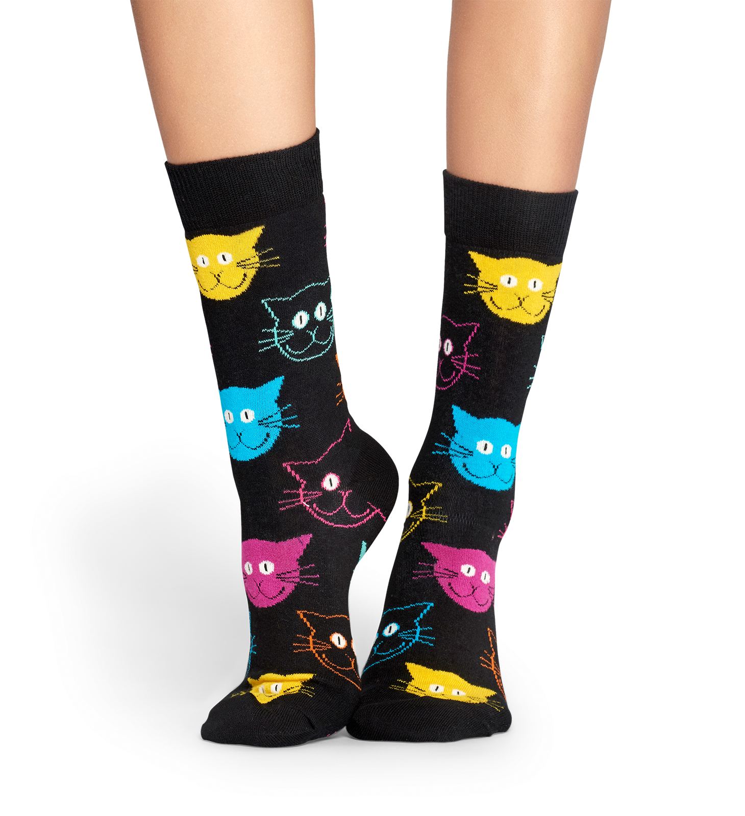 Cat Gift | Box US Socks Happy 3pc
