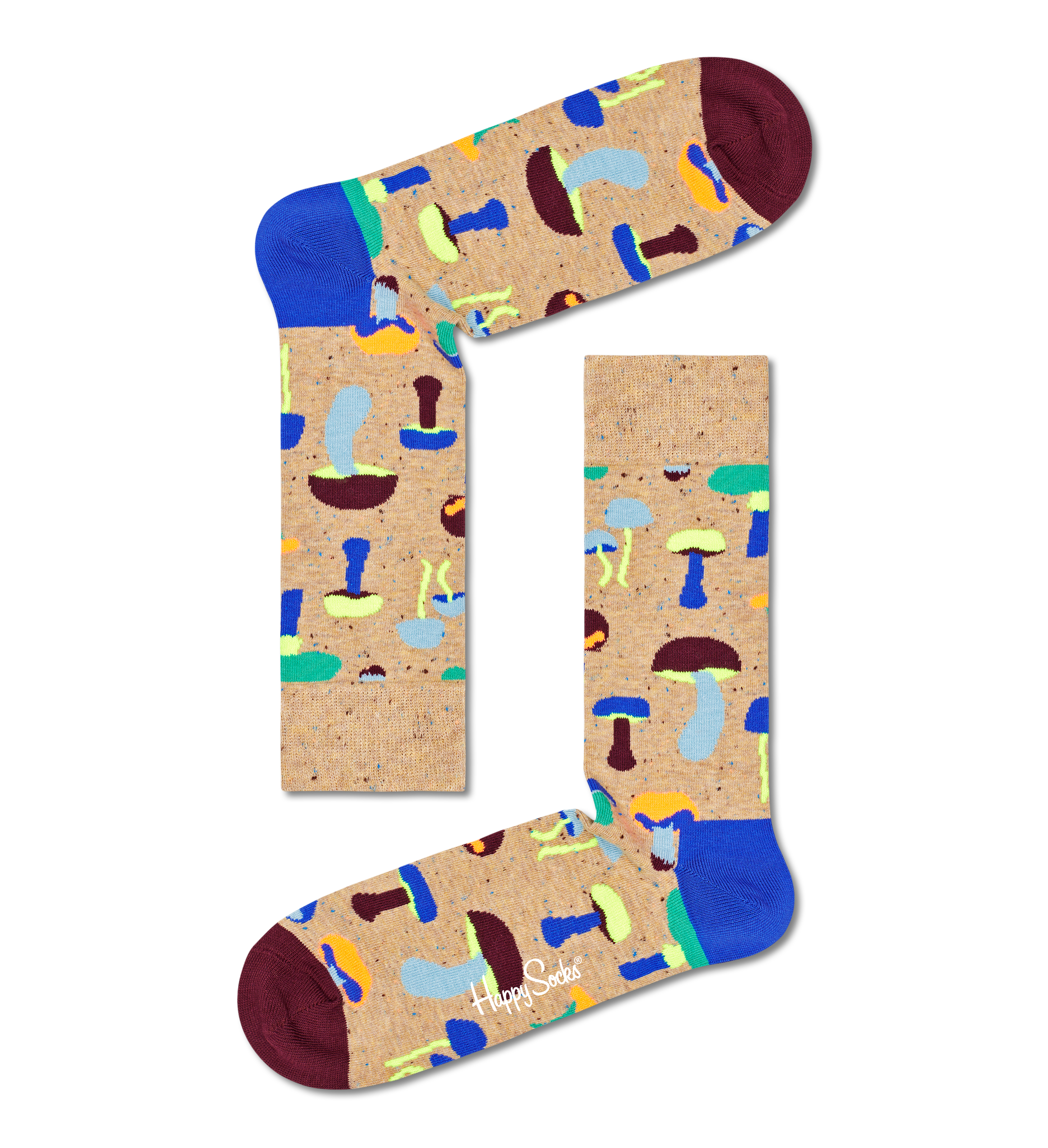 Mushroom Sock, White | Happy Socks