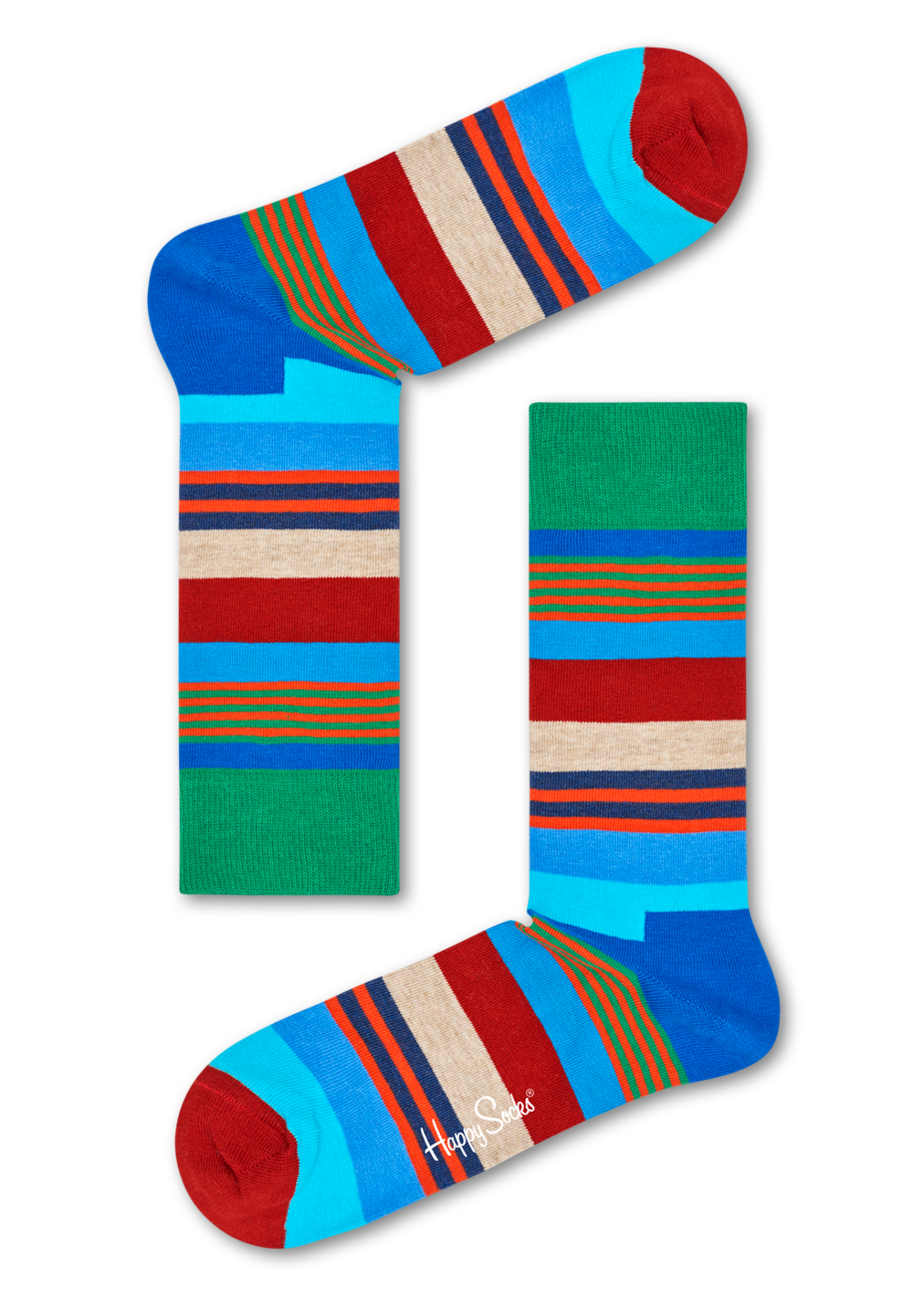 Blue socks: Multi Stripe pattern | Happy Socks product