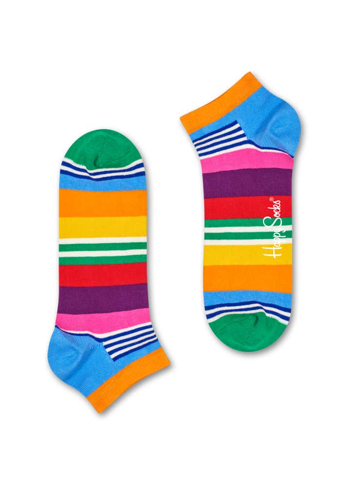 Multi Stripe Low Sock