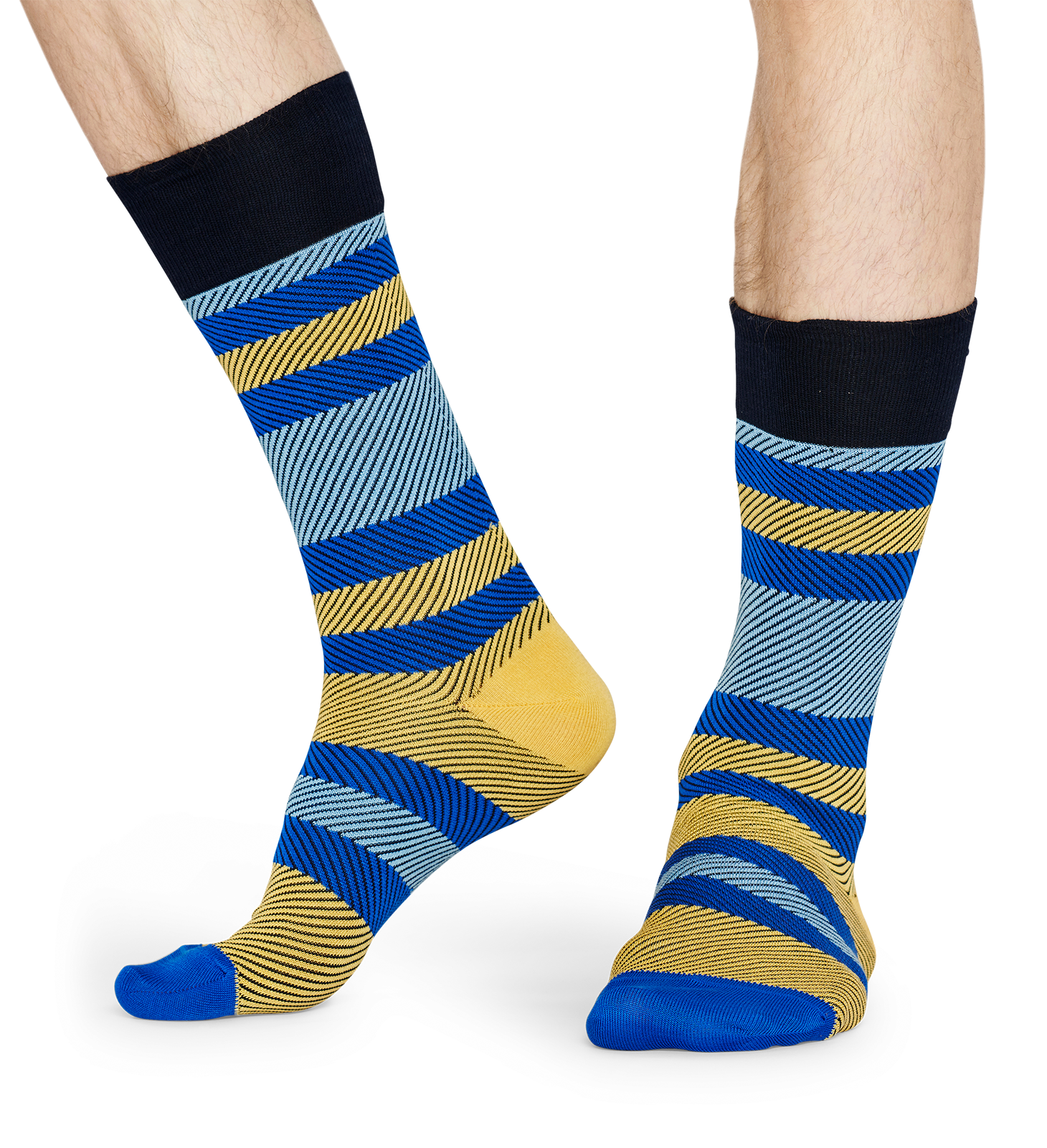 Blue Suit Socks Stripe Dressed Happy Socks GL