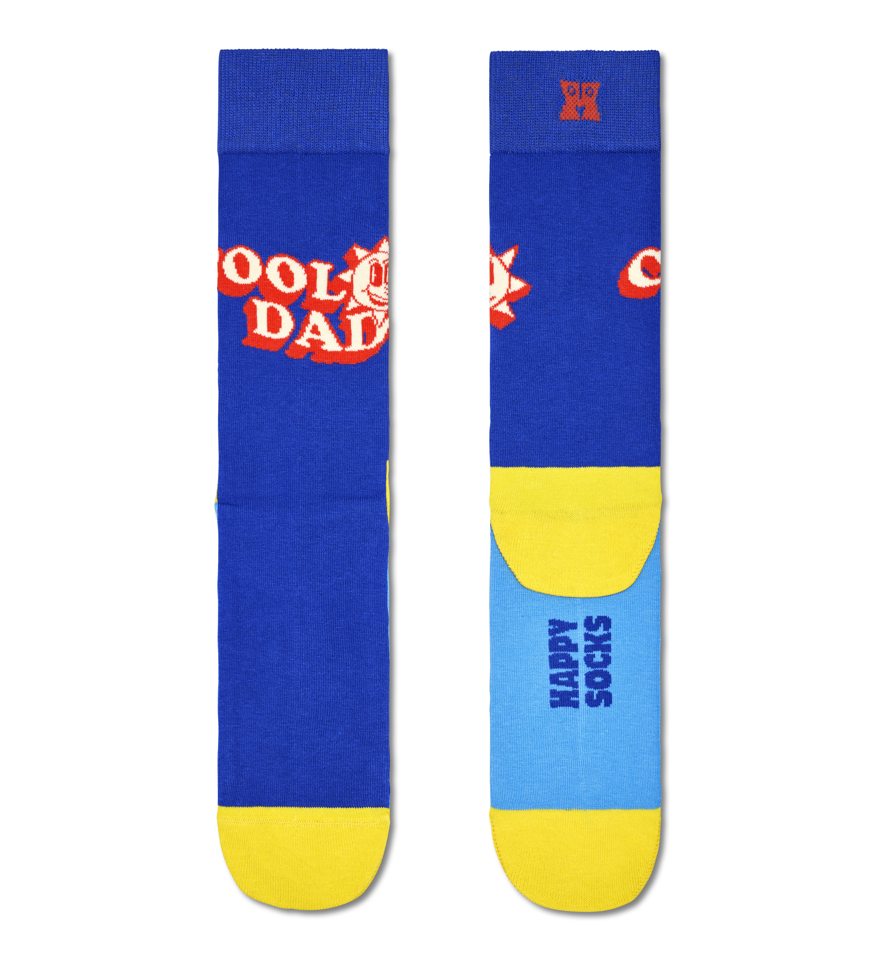 Navy Number One Dad Crew Sock