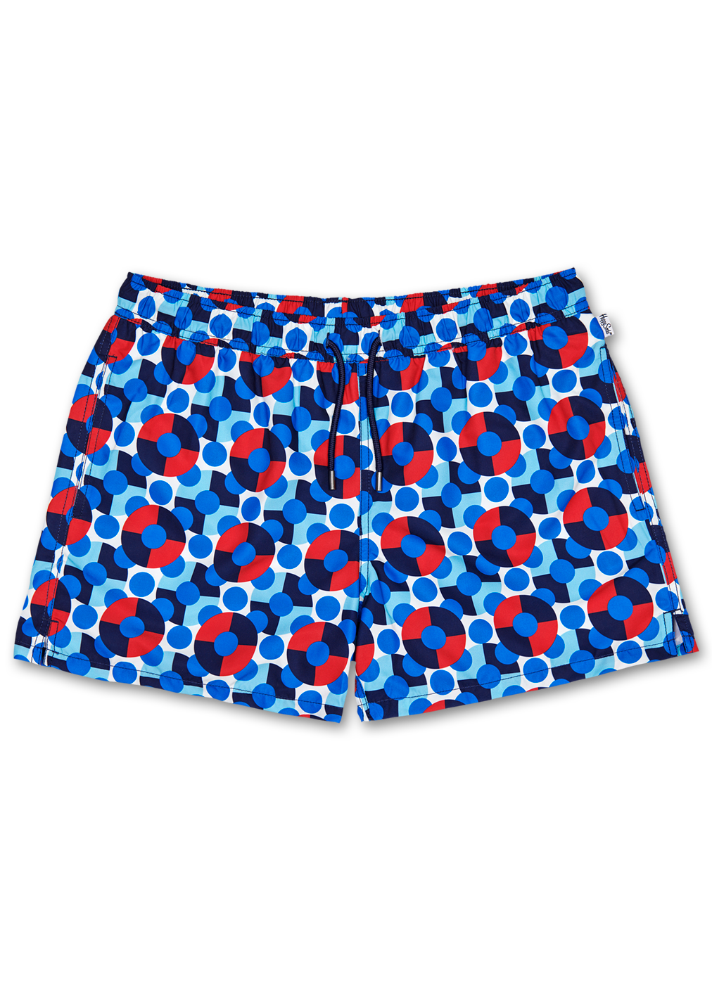 Illusion Dot Swim Shorts, Blue | Happy Socks