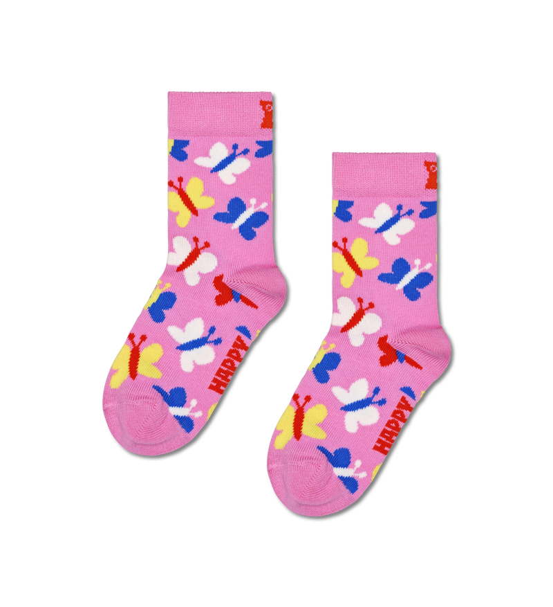 Kids Butterfly Socks | Colorful Toddler Socks
