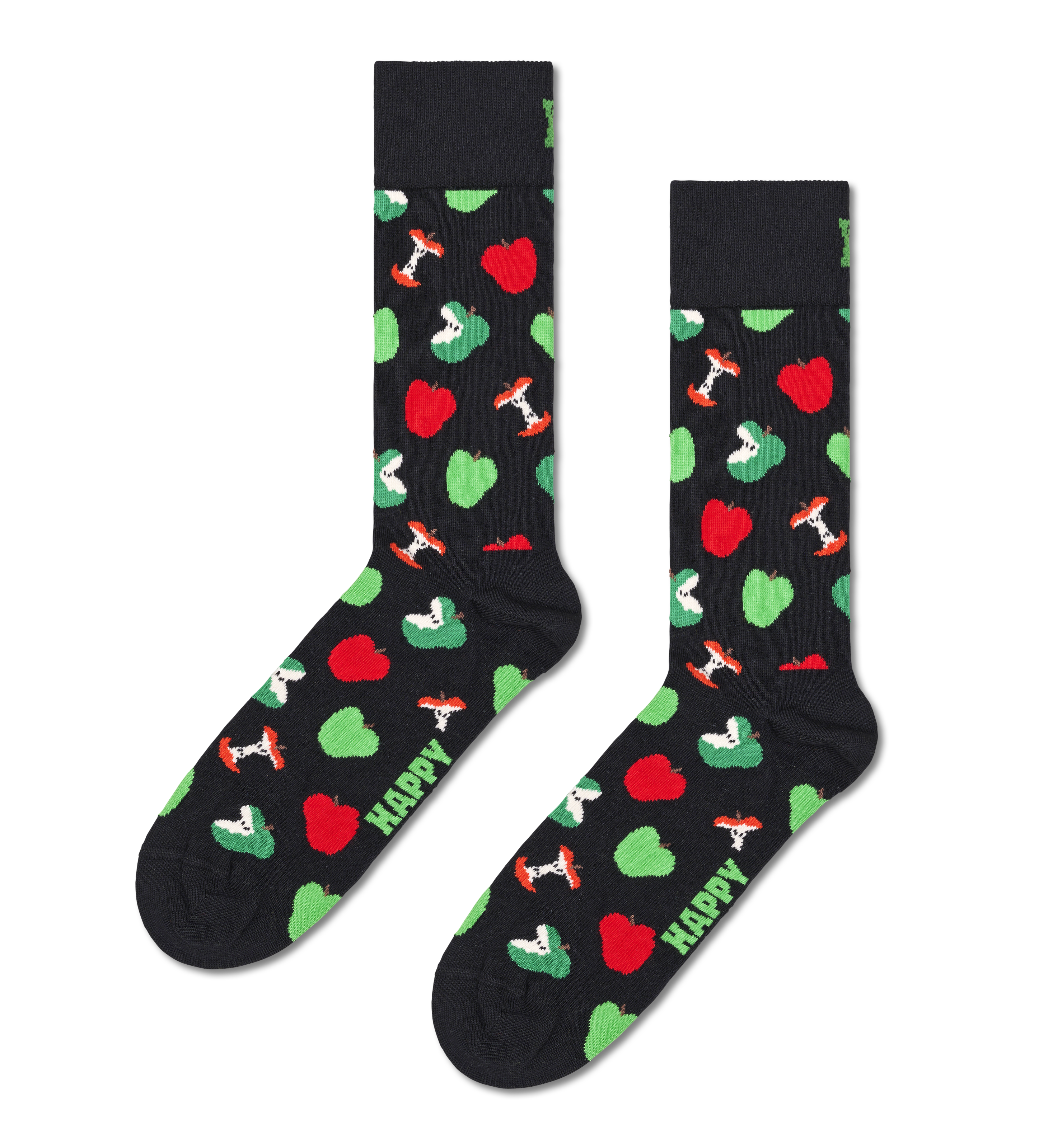 Happy Socks Apple Socks - 41-46, BLACK