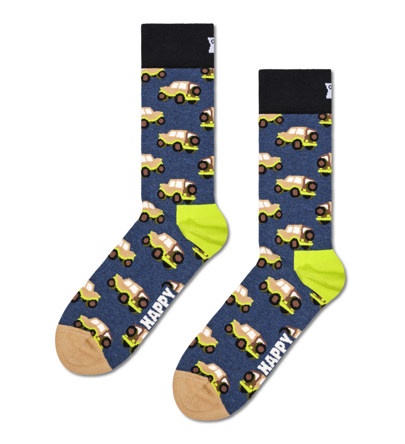 Navy SUV Car Crew Sock | Fun & Colorful Car Socks