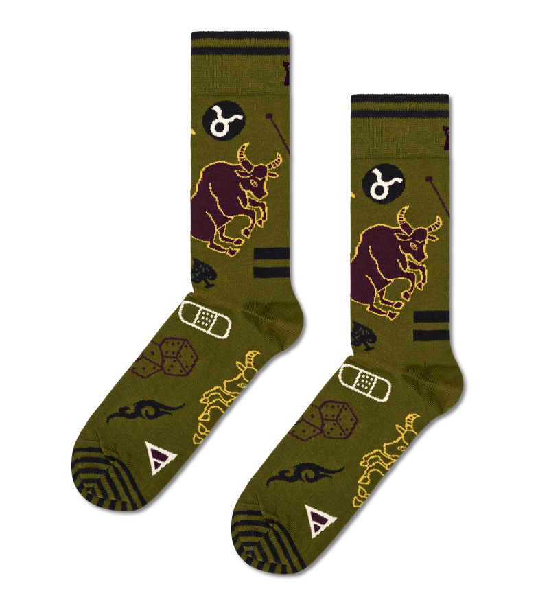Taurus Zodiac Sock | Astrology Gift for Taurus Sign