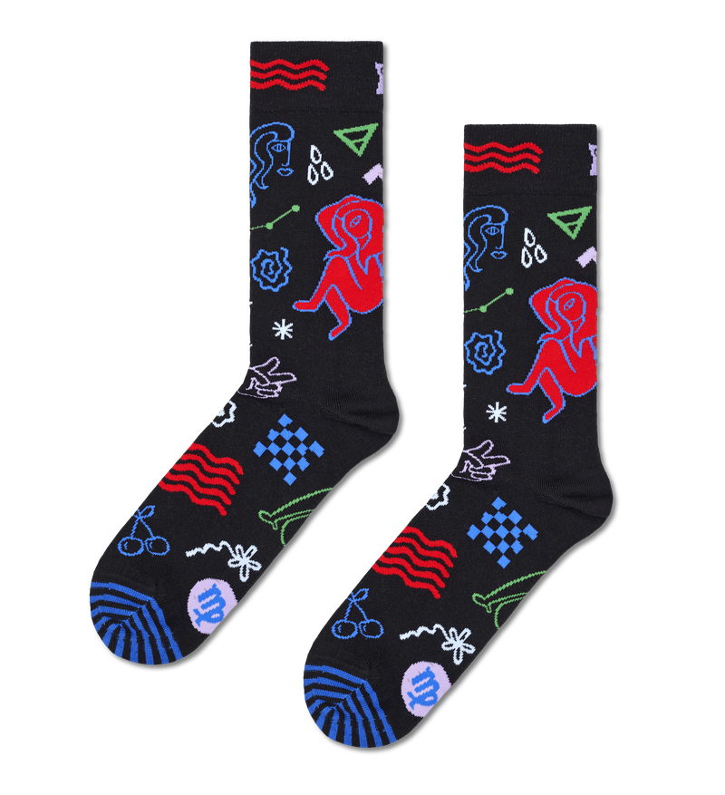 Virgo Sock | Zodiac Signs Crew Sock
