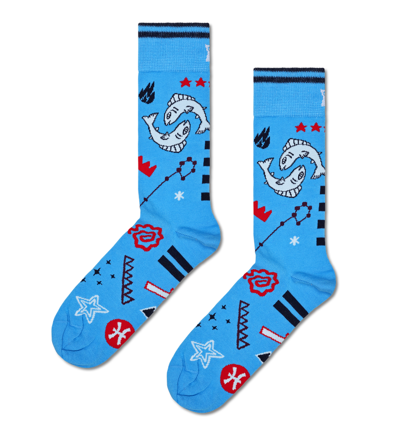 Pisces Zodiac Sock | Astrology Gift for Him/Her