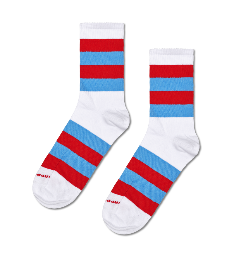 Colorful Striped Crew Socks | Fun Novelty Socks