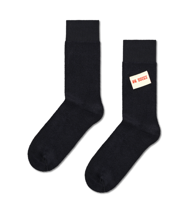 Black Crew Socks | Fun & Colorful Slow Life Sock