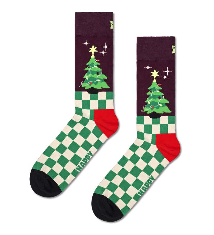 Christmas Tree Sock 1